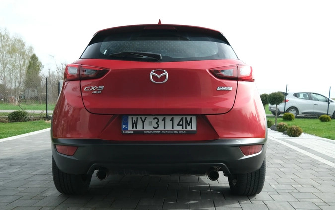 Mazda CX-3 cena 64000 przebieg: 162000, rok produkcji 2016 z Warszawa małe 407